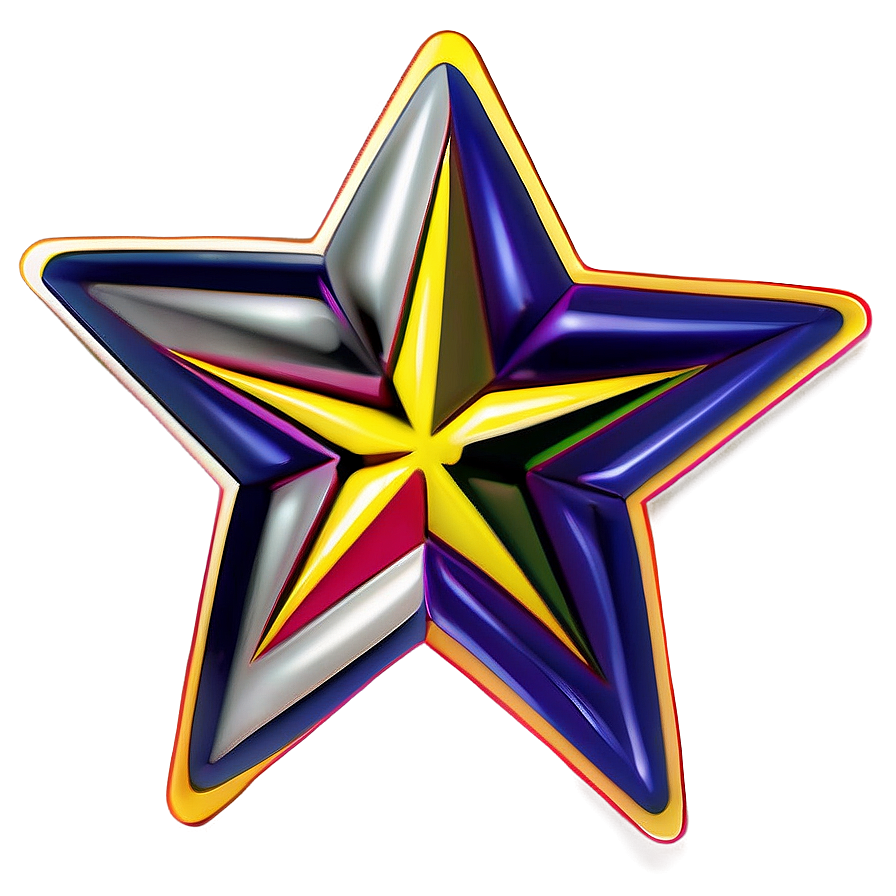 Star Outline Design Png Crf