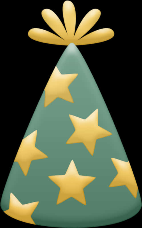 Star Patterned Birthday Party Hat