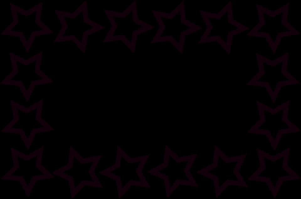 Star Patterned Border Background