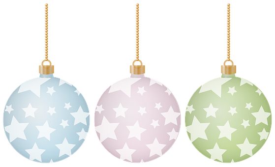 Star Patterned Christmas Ornaments