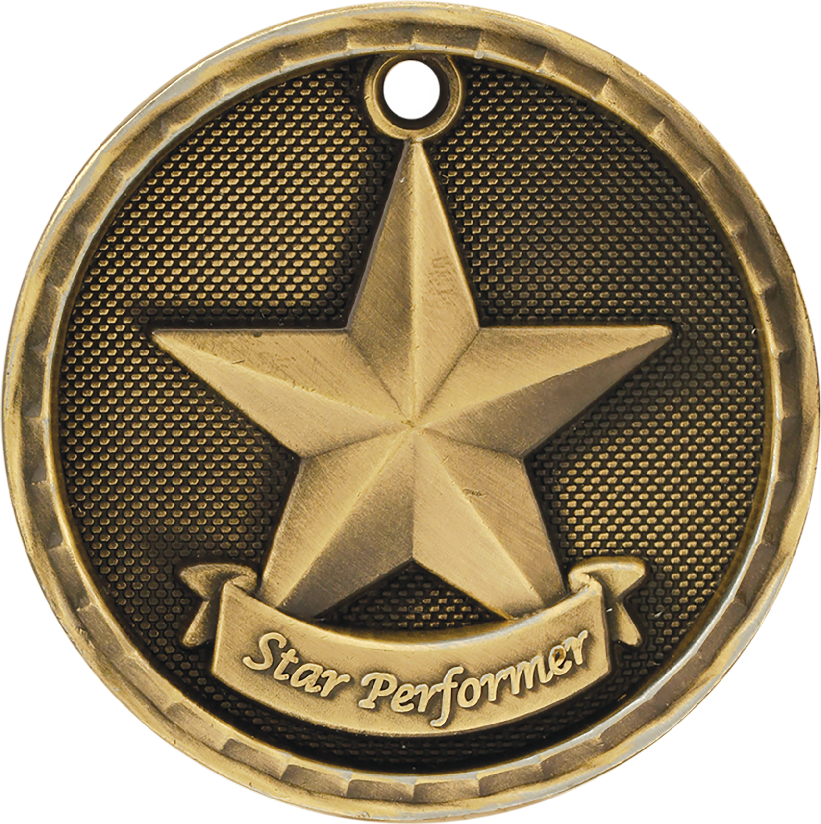 Download Star Performer 3d Medal, HD Png Download PNG with transparent background