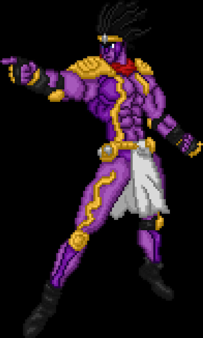 Star Platinum Pixel Art