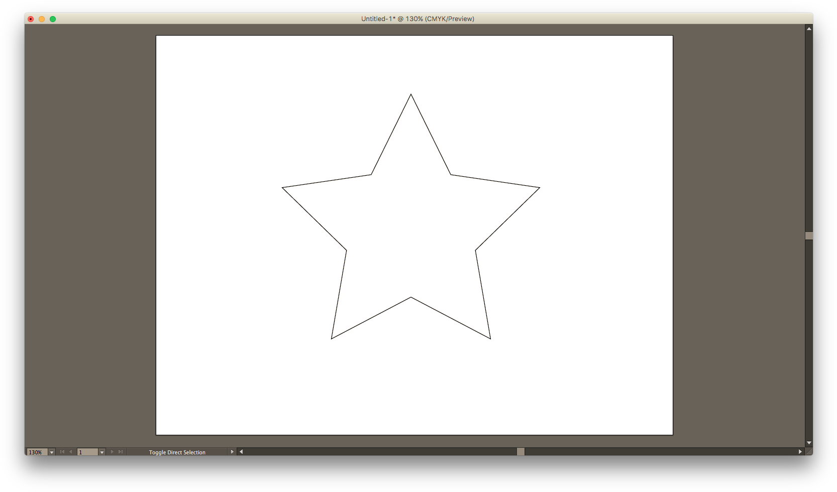 Star Shape Vector Design Software Screen