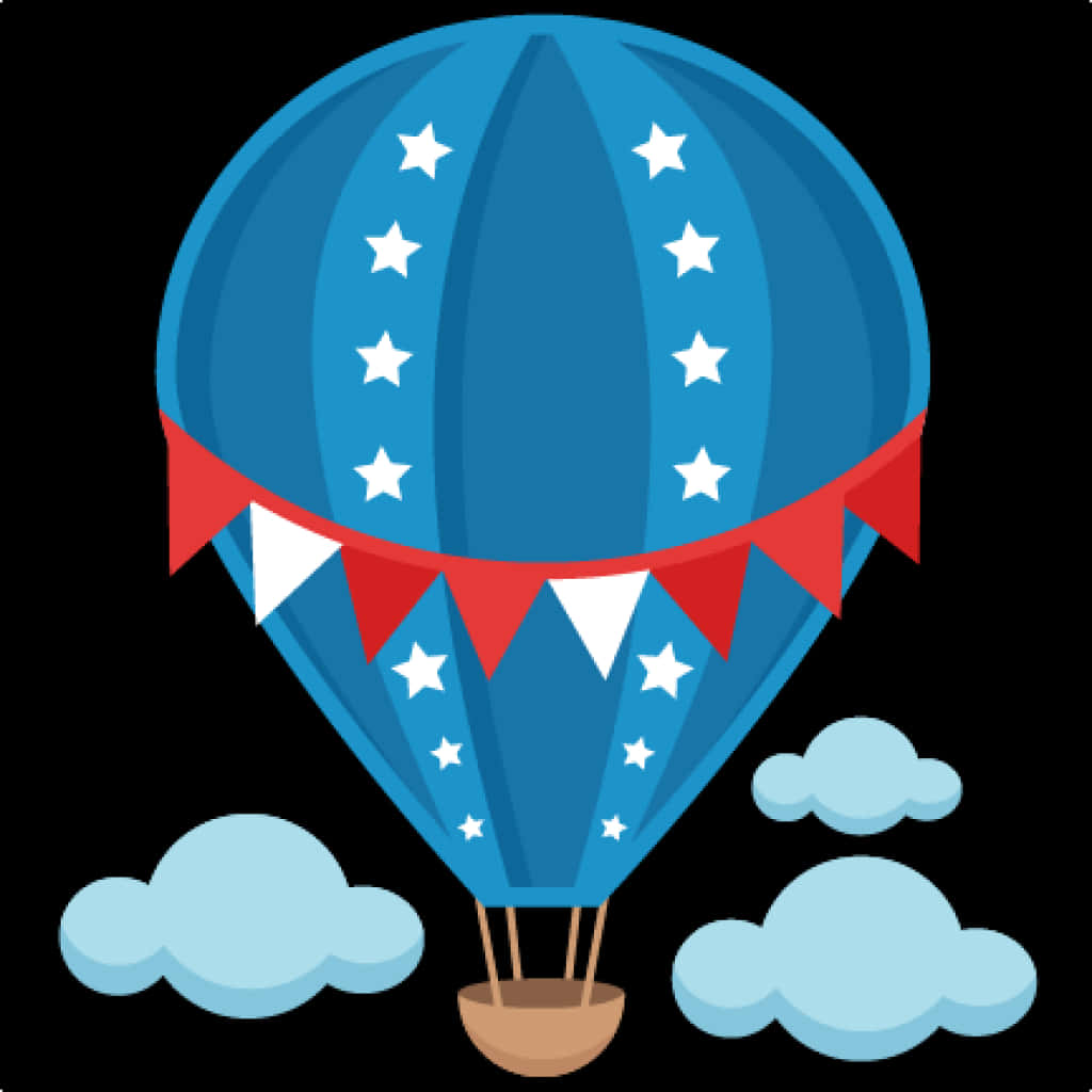 Star Spangled Hot Air Balloon