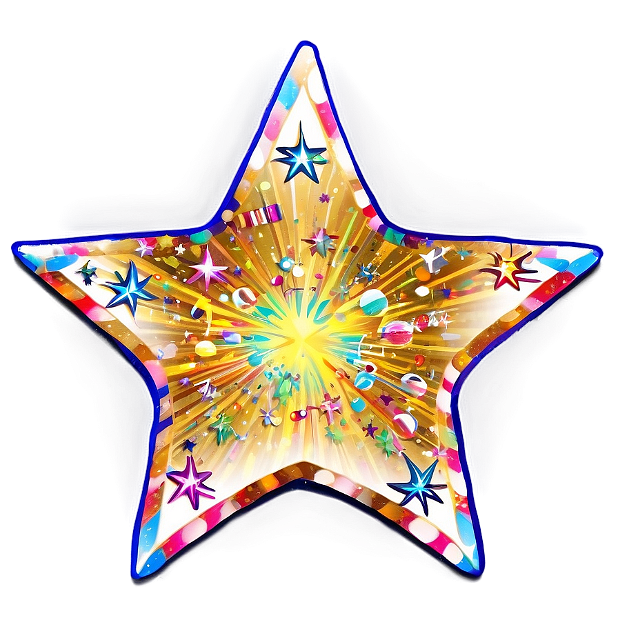 Star Sparkle Art Png 46