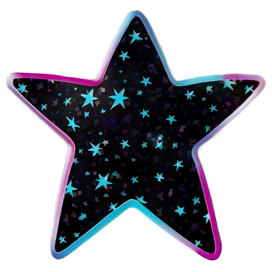 Star Sticker Pattern Png 48