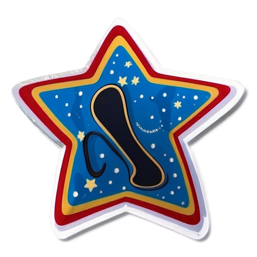 Star Sticker Pattern Png 63