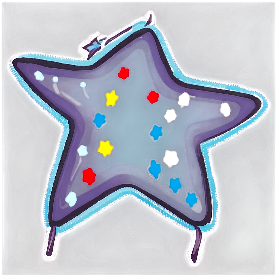 Star Sticker Pattern Png Sgb