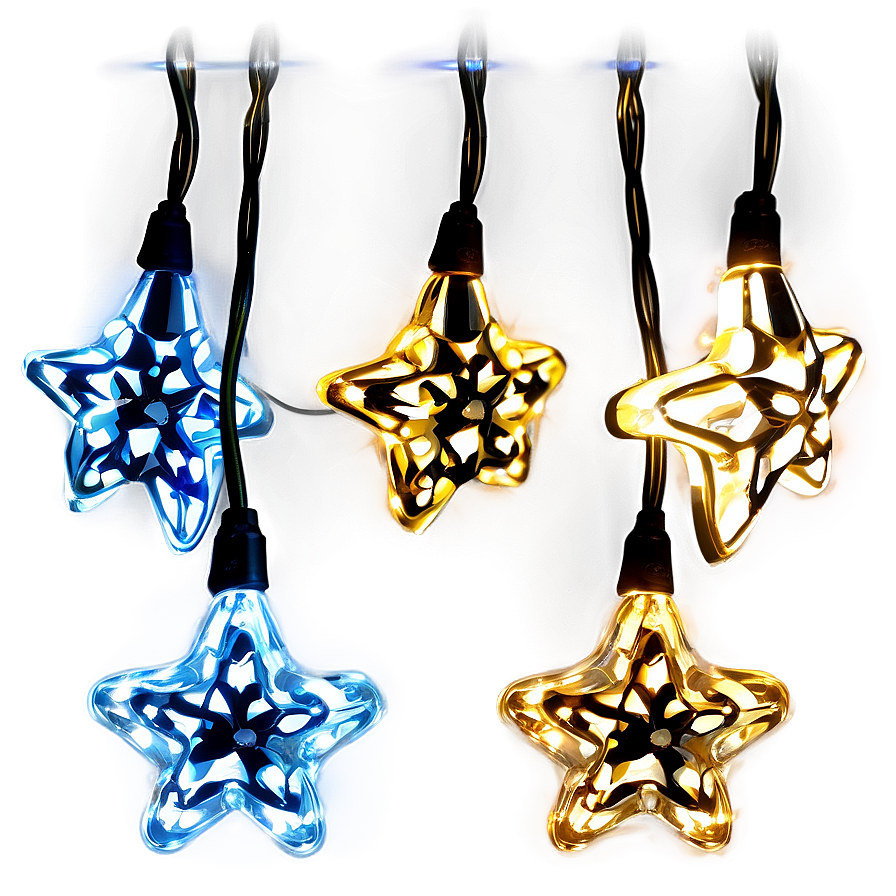 Star String Lights Png Avq