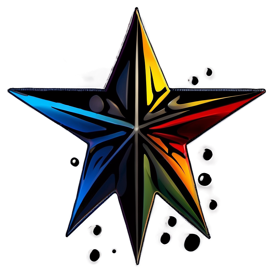 Star Tattoo PNG   xjt PNG with transparent background