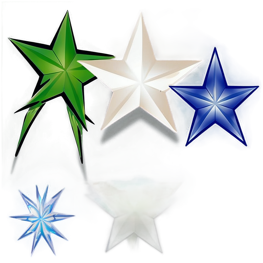 Star Vector For Decor Png 12