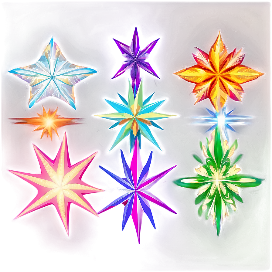 Star Vector For Greeting Cards Png 75