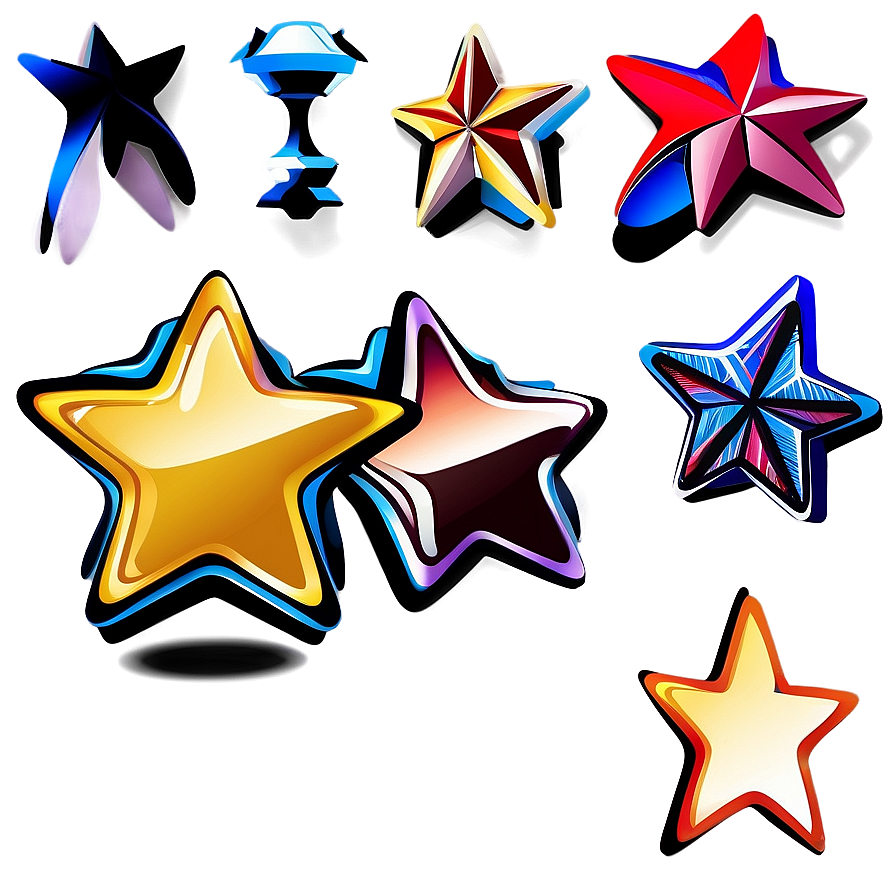 Star Vector For Stationery Png 05252024