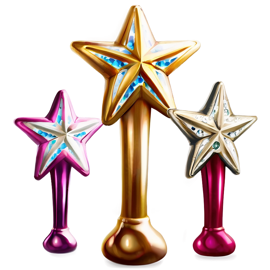 Star Wand With Diamonds Png 06132024