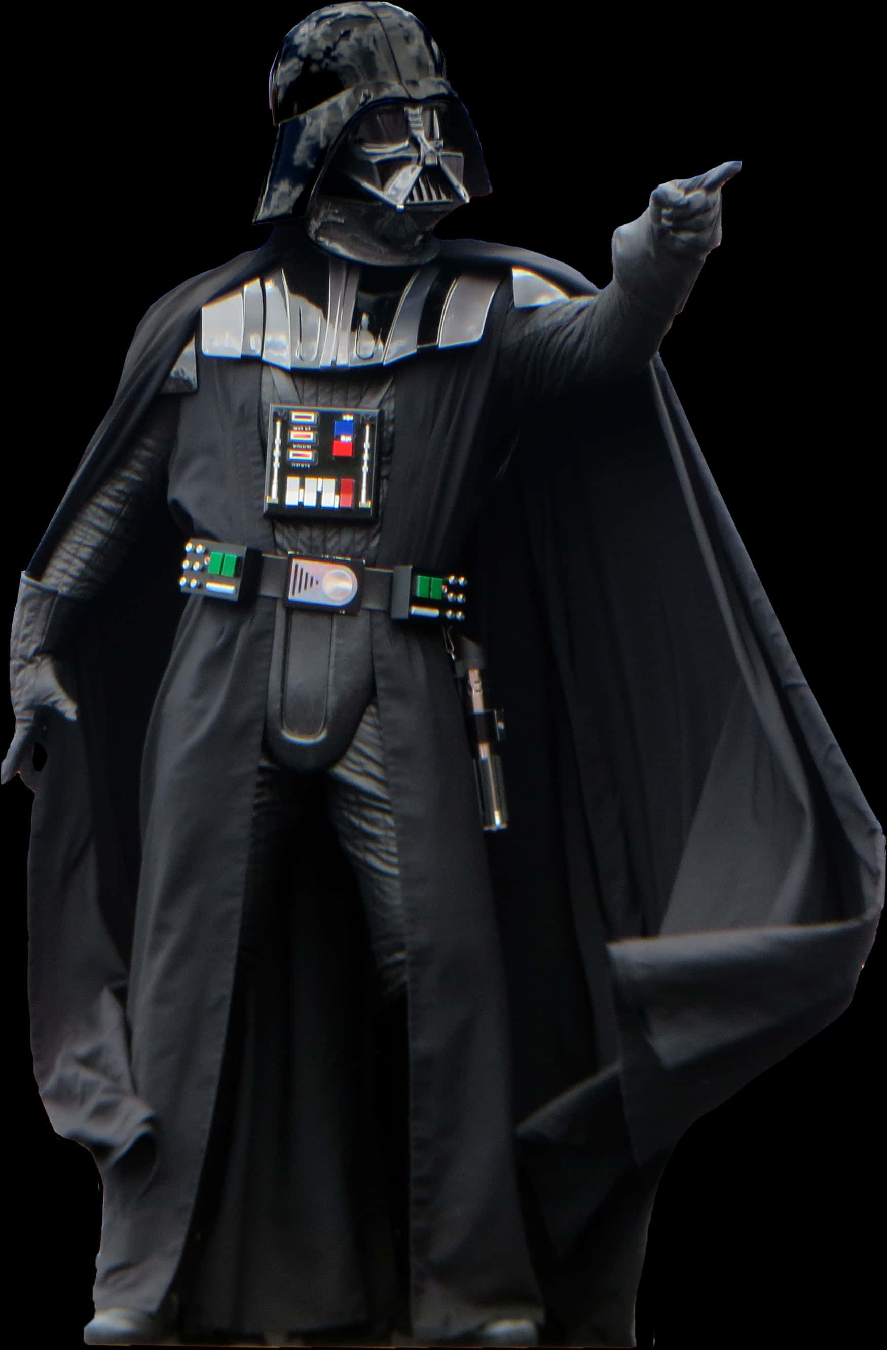 Star Wars A Galaxy Far, Far Away Darth Vader 4b - Darth Vader Pointing Png, Transparent Png PNG with transparent background