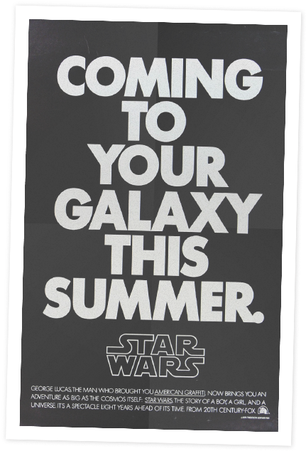 Star Wars Comingto Your Galaxy Poster