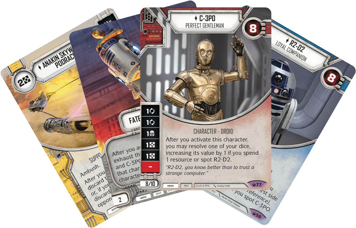 Star Wars Droid Character Cards