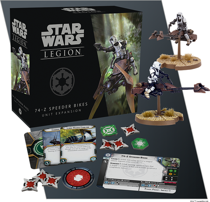 Star Wars Legion74 Z Speeder Bikes Expansion