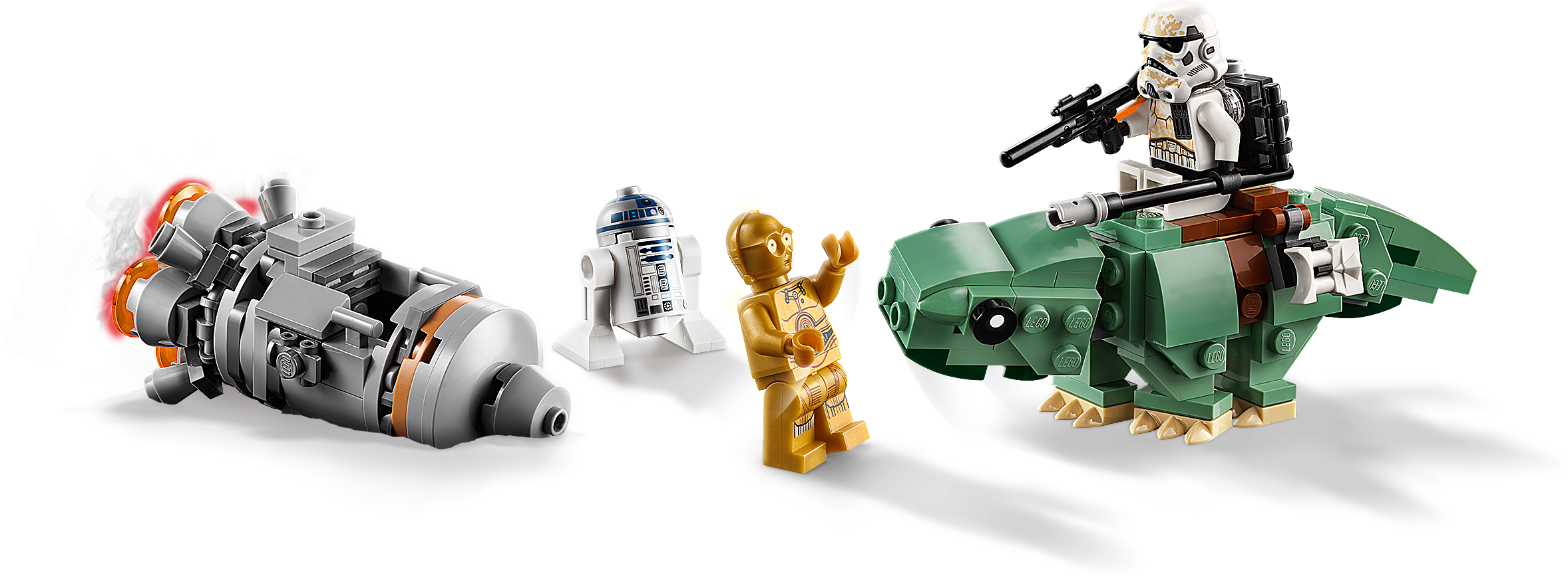 Star Wars Lego Charactersin Action