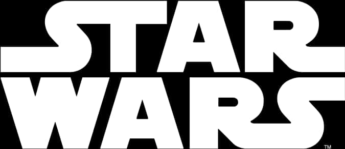 Star Wars Logo Blackand White