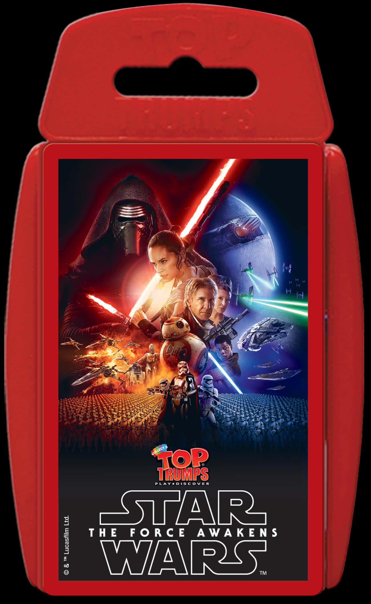 Star Wars The Force Awakens Top Trumps Card Game Pack PNG with transparent background