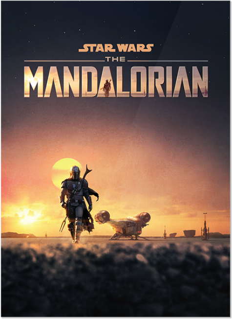 Star Wars The Mandalorian Poster, HD Png Download PNG with transparent background