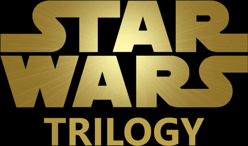 Star Wars Trilogy Logo PNG with transparent background