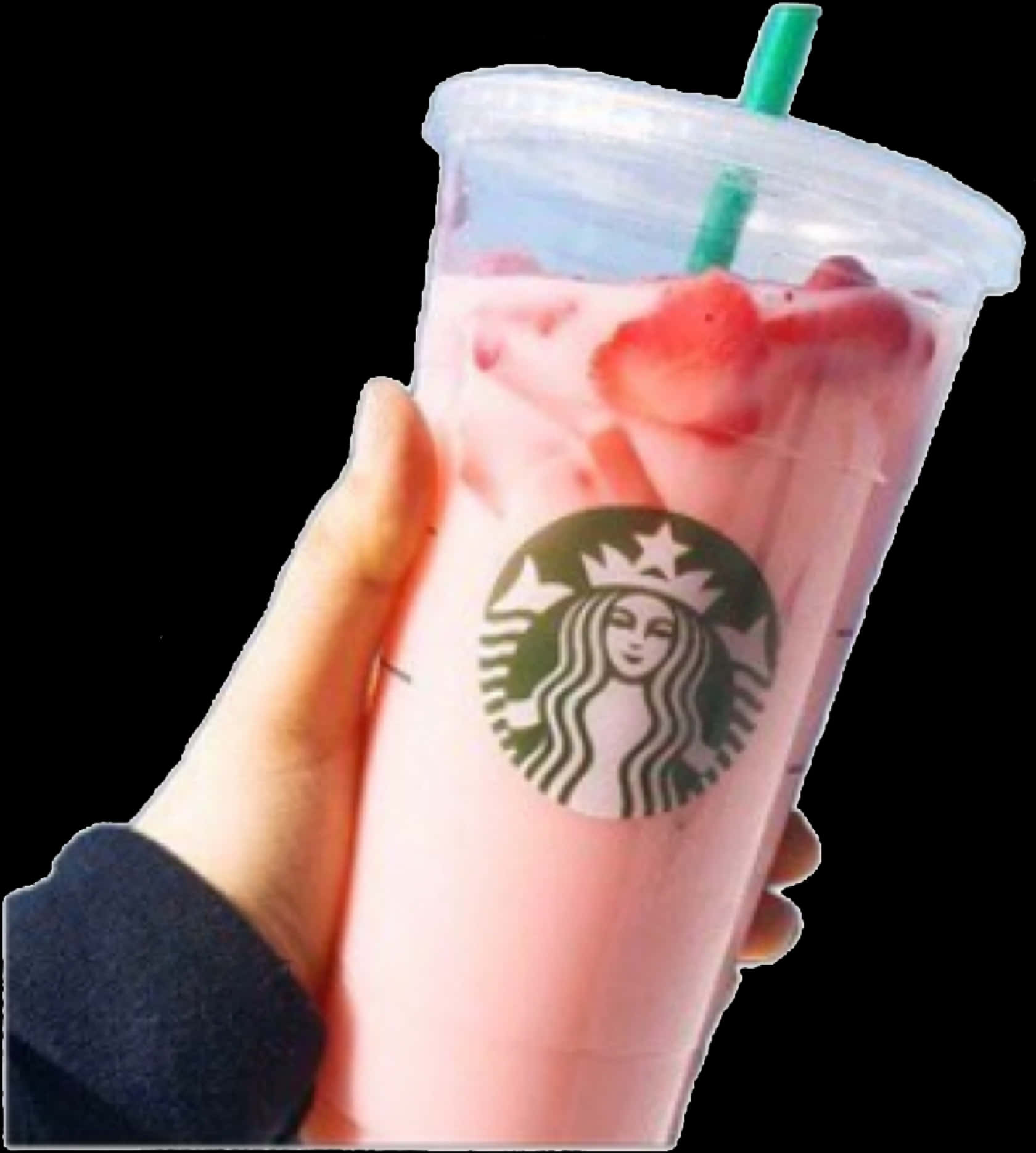 #starbucks #drink #pinkdrink #pink #venti #vsco #basic - Tall Pink Drink Starbucks, HD Png Download PNG with transparent background