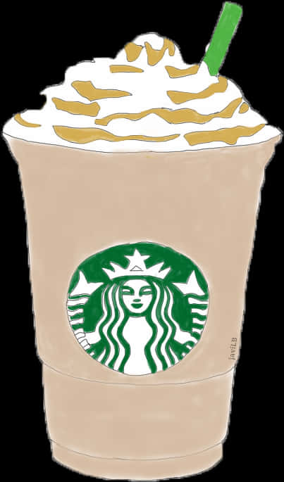 Starbucks Frappewith Whipped Cream