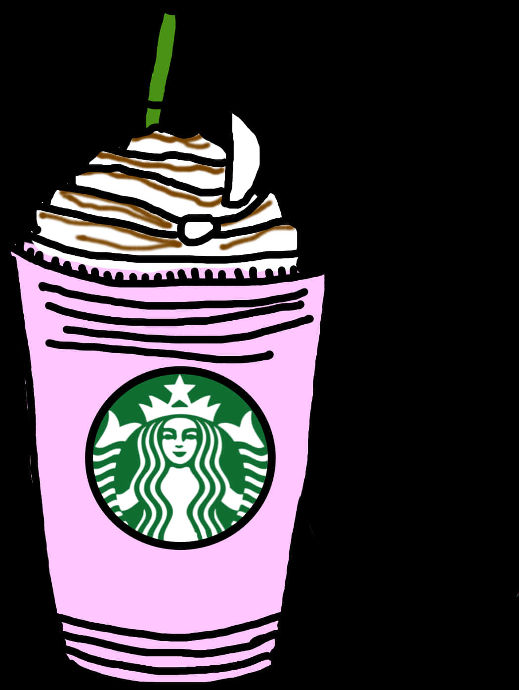 Starbucks Frappuccino Illustration