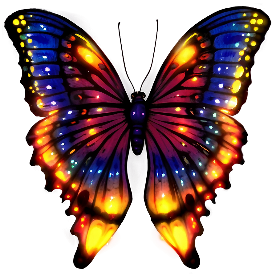 Starlight Butterfly Glow Png 06272024