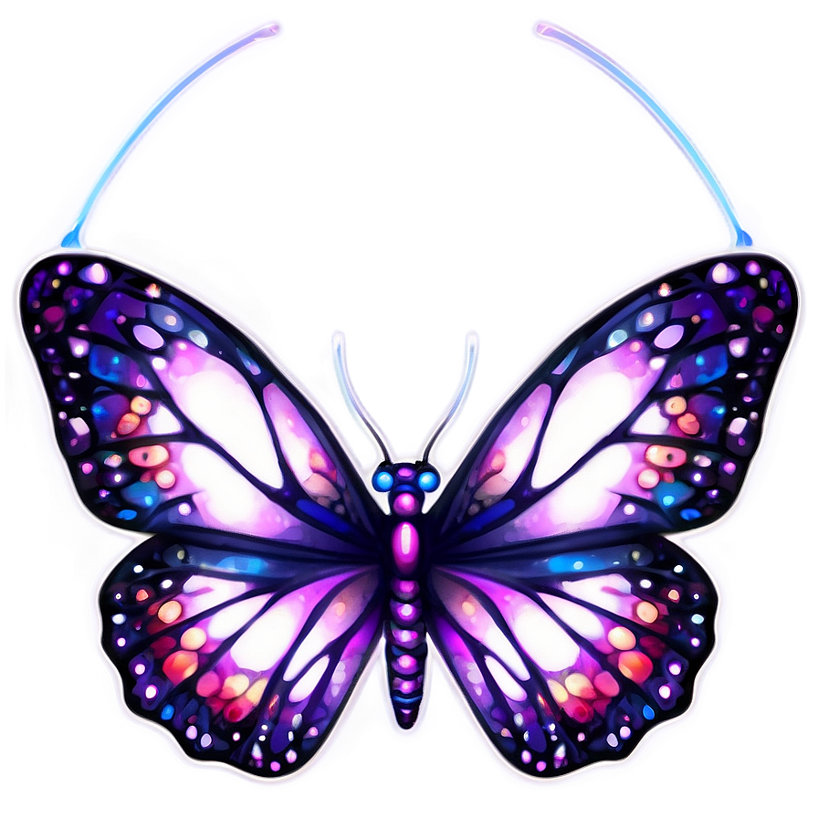 Starlight Butterfly Glow Png Svc