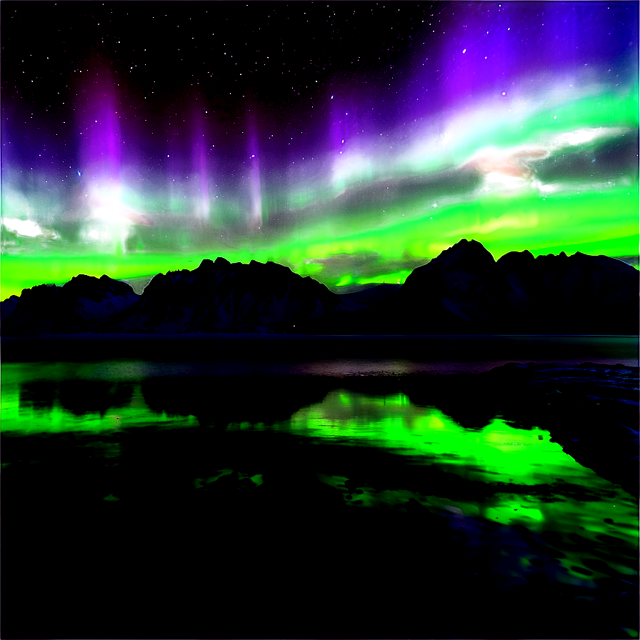 Starlit Aurora Borealis Png Lio93