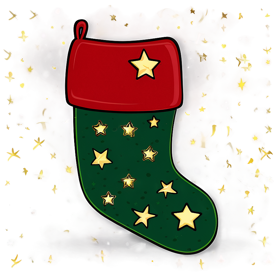 Starry Christmas Stocking Png Npe