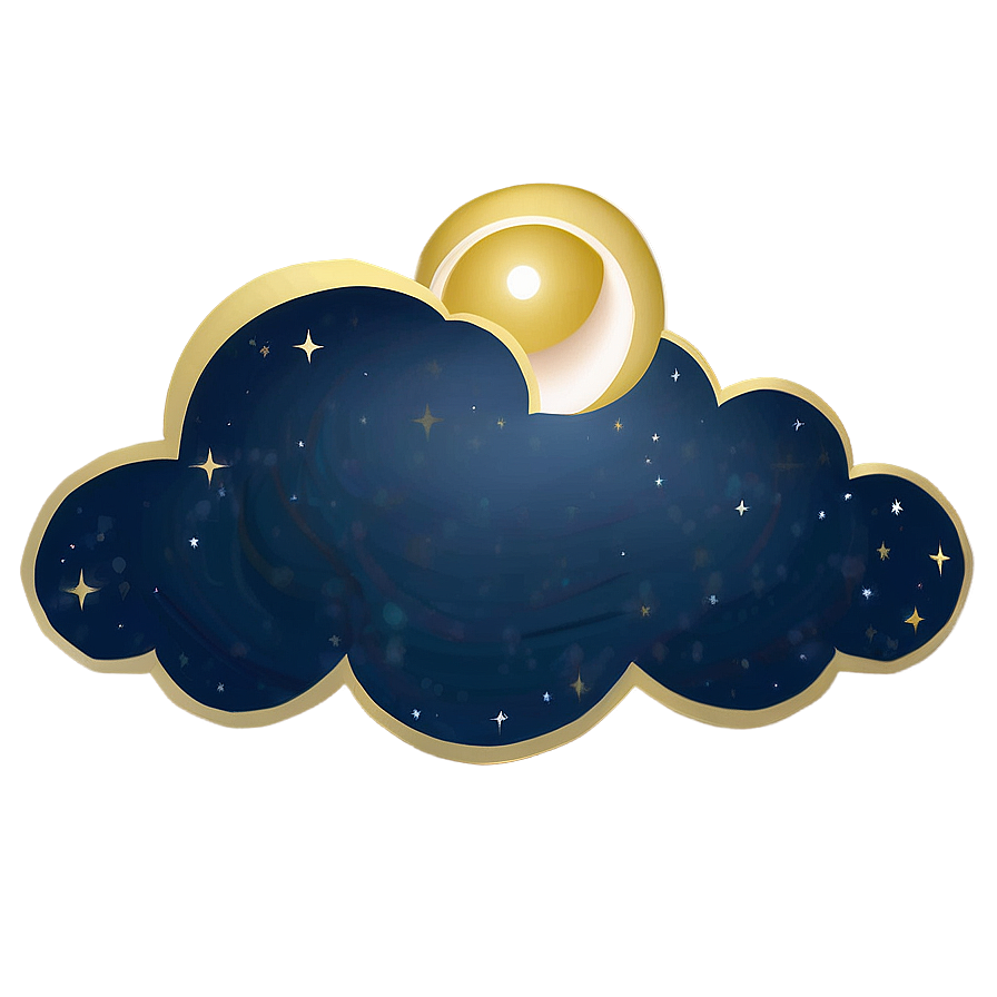 Starry Night Cloud Png Hdt