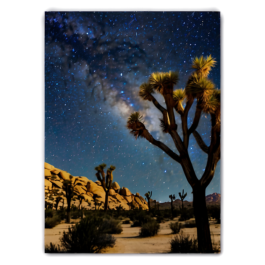 Starry Night Joshua Tree Png 26