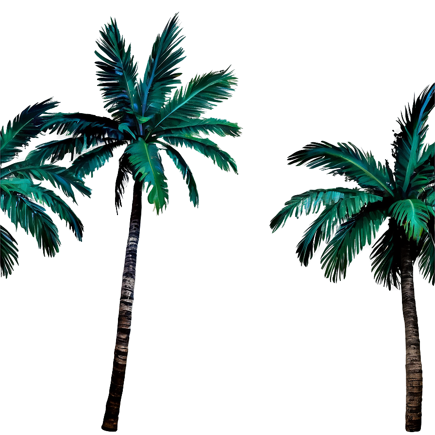 Starry Night Palms Png Esd88