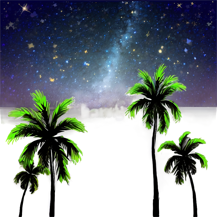 Starry Night Palms Png Sex