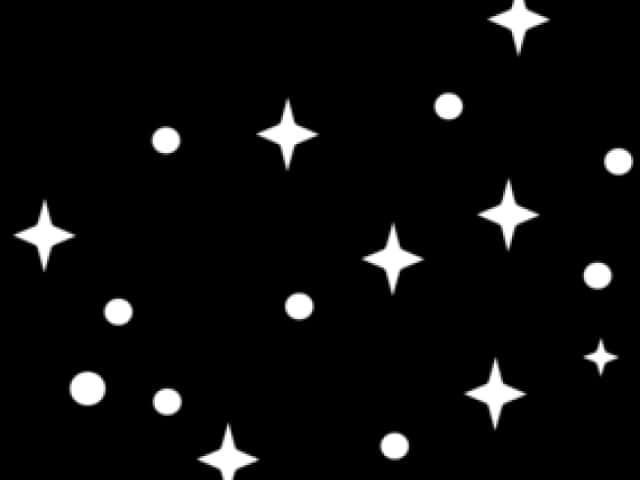 Starry Night Silhouette PNG image with a transparent background, free high-resolution download