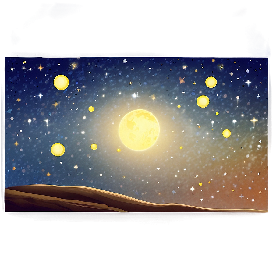 Starry Night Sky Png 77