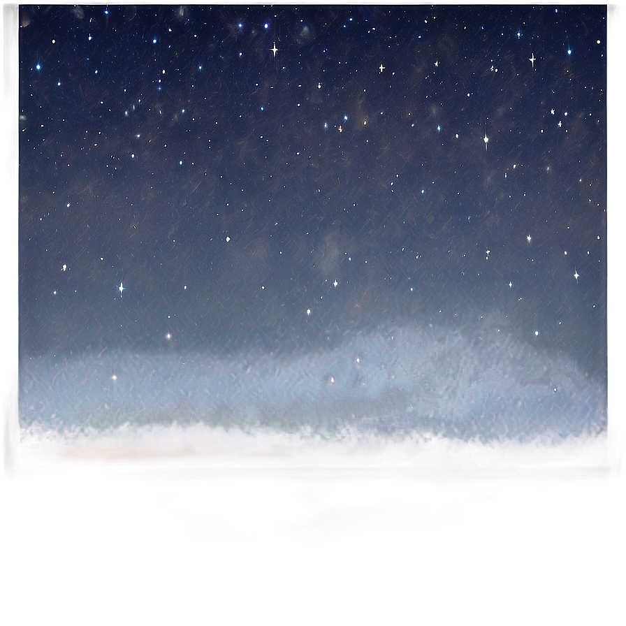 Starry Sky Horizon Png Lgo