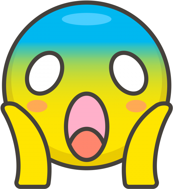 Transparent Screaming Mouth Png - Emojis Fear Clipart, Png Download PNG with transparent background
