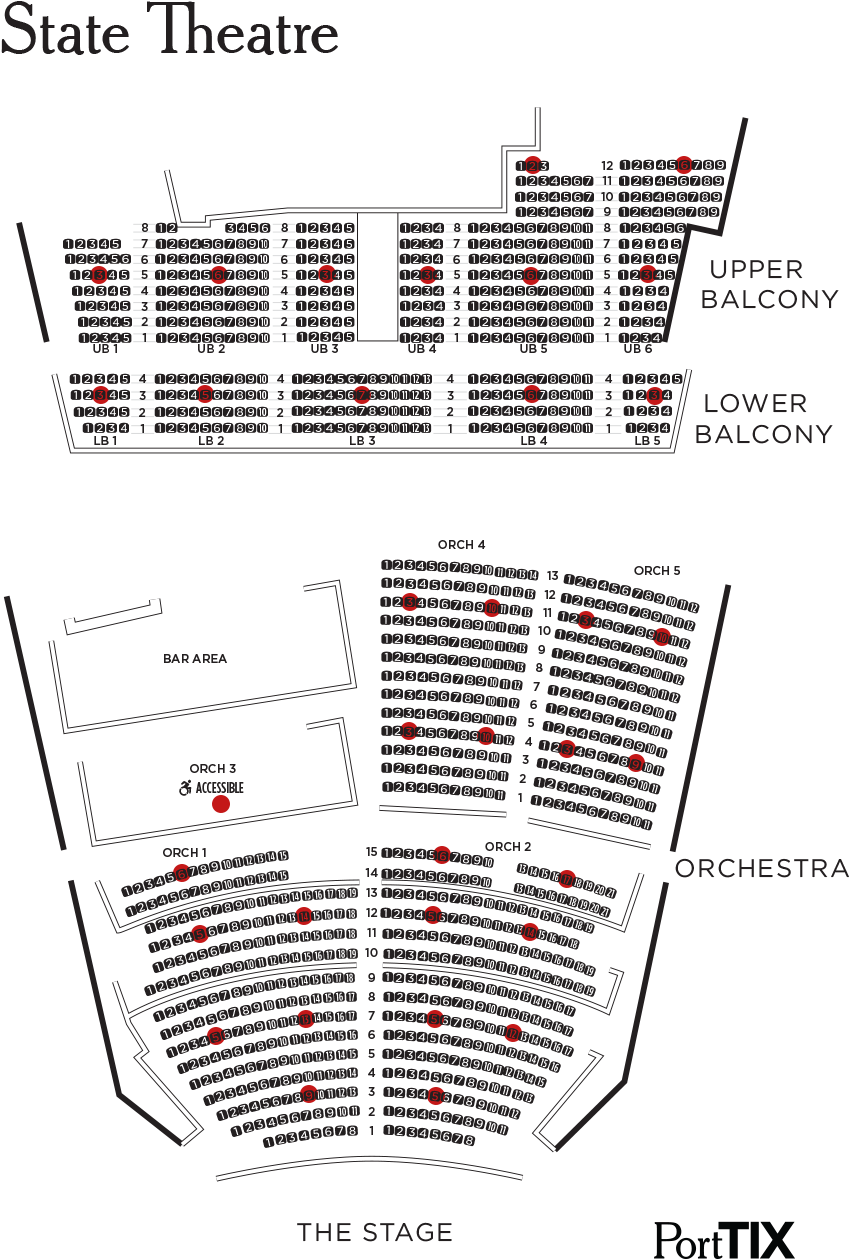 State Theatre Seating Chart