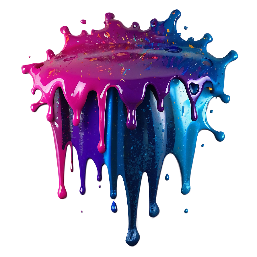 Static Spray Paint Drip Png 06282024