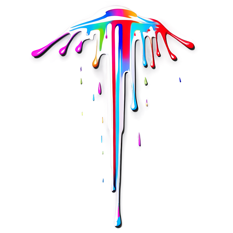 Static Spray Paint Drip Png Qjq