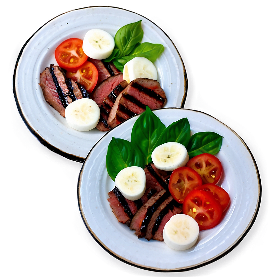 Steak Caprese Salad Png Lth99