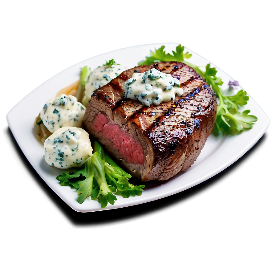 Steak With Blue Cheese Png Hpf