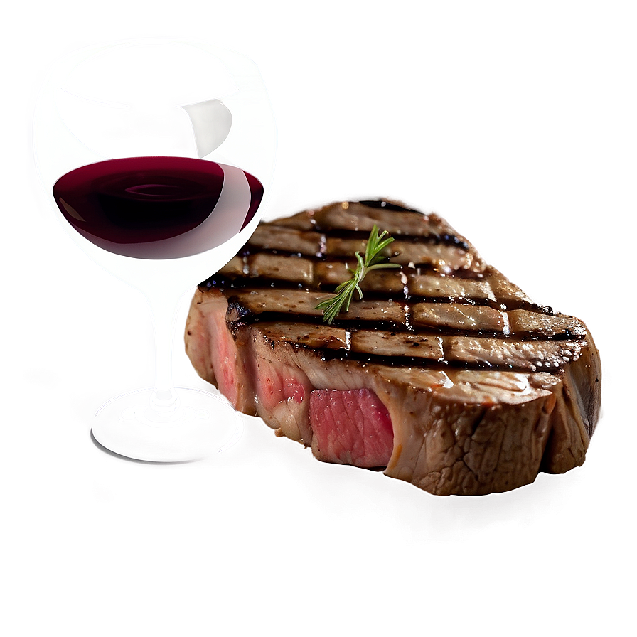 Steak With Red Wine Sauce Png 95