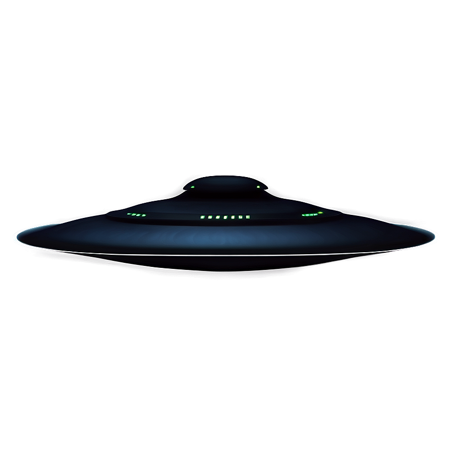 Stealth Black Flying Saucer Png 06202024