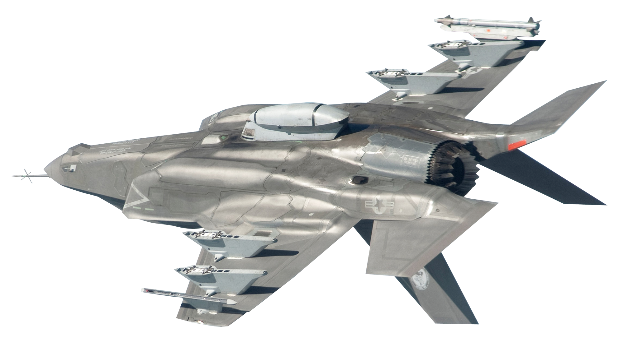 Stealth_ Fighter_ Jet_ In_ Flight PNG with transparent background
